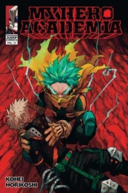 My Hero Academia, Vol. 37 manga cover featuring Midoriya and Bakugo.