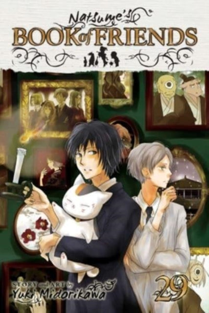 Natsume's Book of Friends, Vol. 29 manga cover featuring Takashi and Nyanko Sensei.