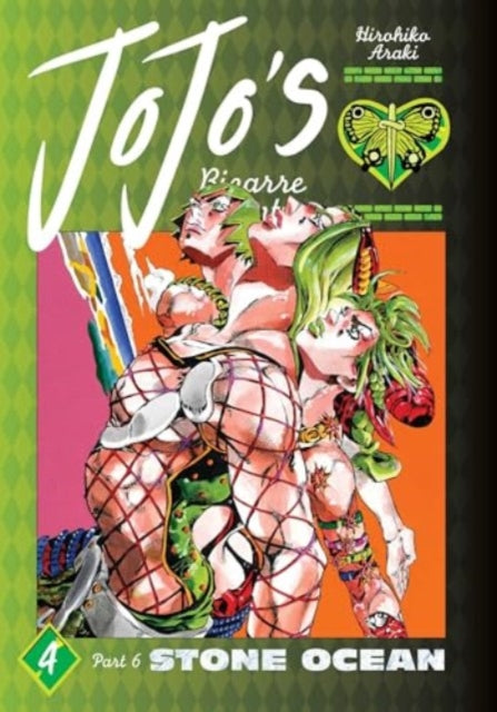 JoJo's Bizarre Adventure Part 6 Stone Ocean Vol 4 manga cover.