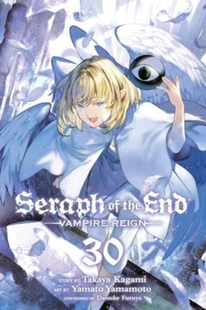 Seraph of the End, Vol. 30 manga cover featuring a winged character.