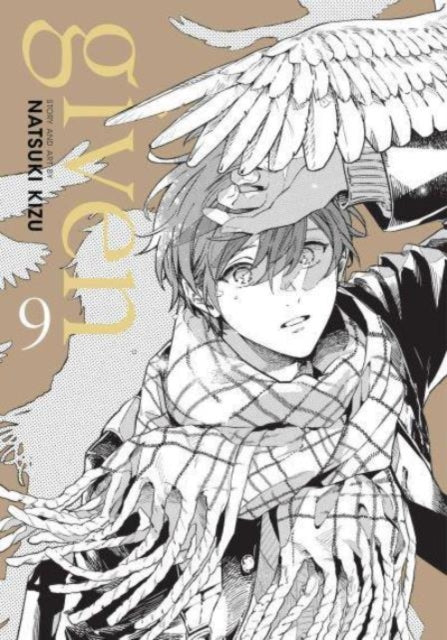 Given, Vol. 9 manga cover featuring Mafuyu with wings.