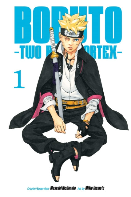 Boruto: Two Blue Vortex, Vol. 1 manga cover featuring Boruto Uzumaki.