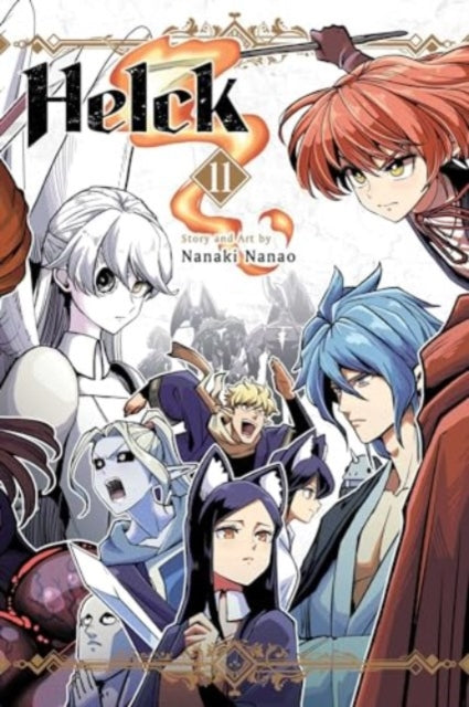 Helck, Vol. 11 manga cover featuring multiple anime-style characters.