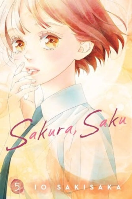 Sakura, Saku, Vol. 5 manga cover featuring a young woman with reddish-brown hair.