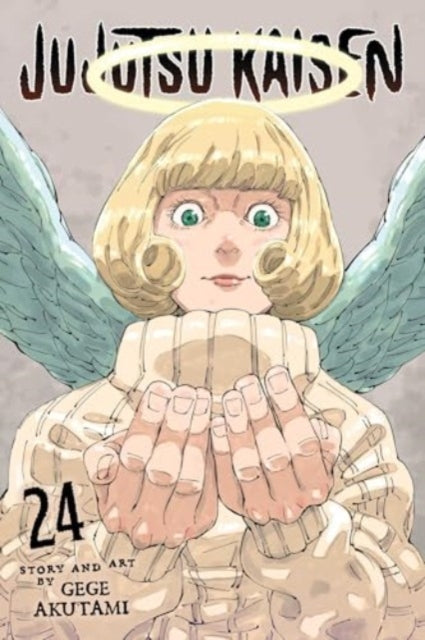 Jujutsu Kaisen, Vol. 24 manga cover featuring an angelic character.