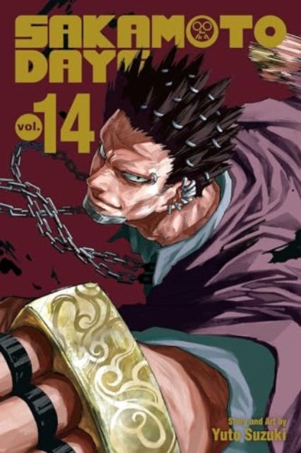 Sakamoto Days, Vol. 14 manga cover featuring a muscular man with spiky hair.