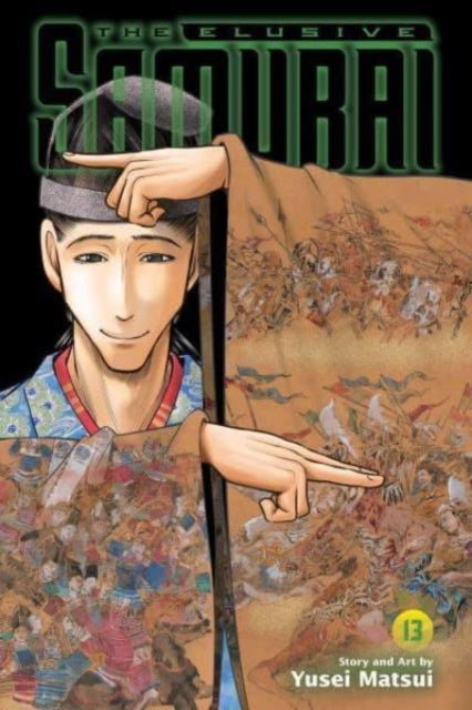 Elusive Samurai, Vol. 13 manga cover featuring a young man in traditional Japanese attire.