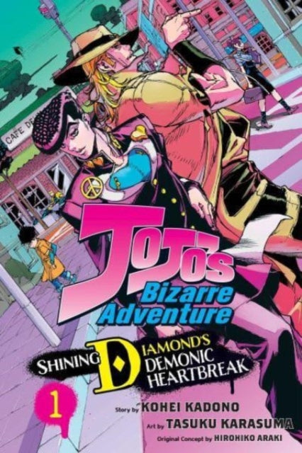 JoJo's Bizarre Adventure: Shining Diamond's Demonic Heartbreak, Vol. 1 manga cover.