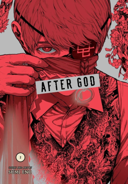 After God, Vol. 2 manga cover art featuring a character with an eyepatch and braided hair.