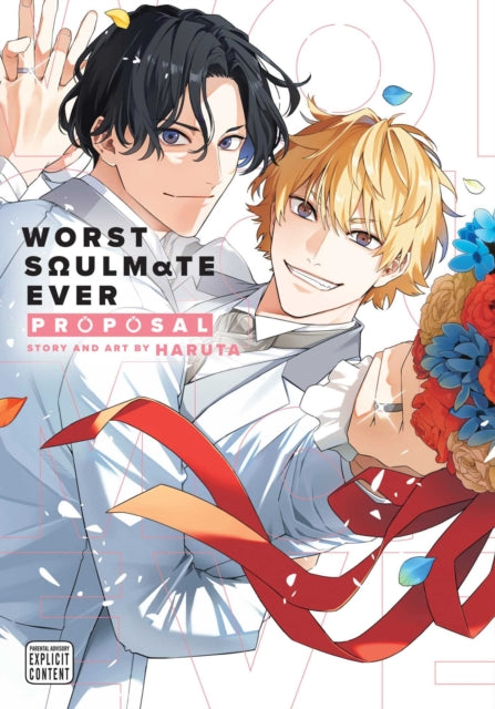 Worst Soulmate Ever: Proposal manga cover featuring two men in suits.