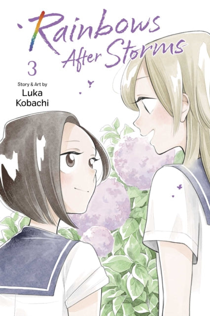 Rainbows After Storms, Vol. 3 manga cover featuring two high school girls.