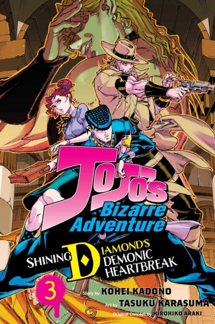 JoJo's Bizarre Adventure: Shining Diamond's Demonic Heartbreak, Vol. 3 manga cover.