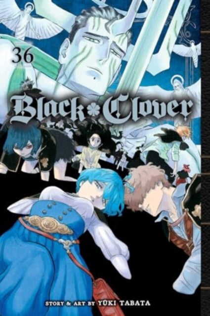 Black Clover, Vol. 36 manga cover featuring characters and title.