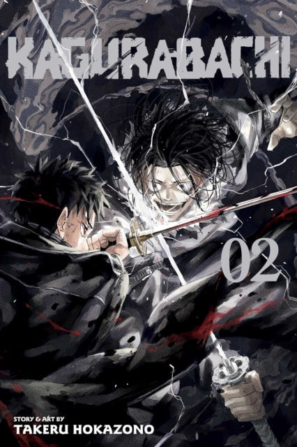 Kagurabachi, Vol. 2 manga cover featuring two swordsmen clashing.