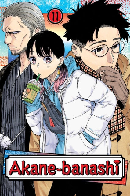 Akane-banashi, Vol. 11 manga cover featuring three characters.