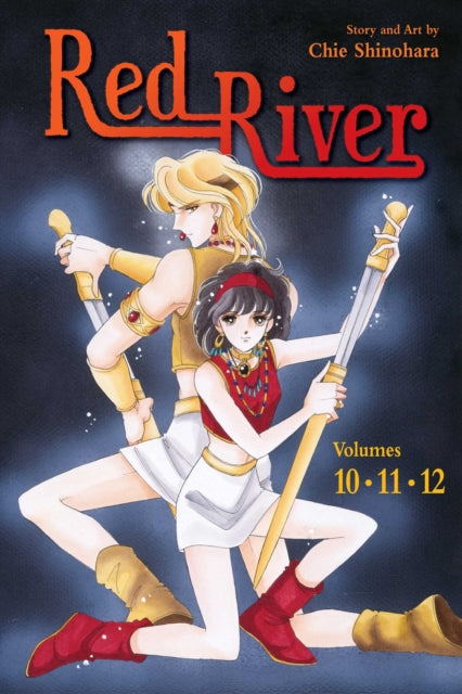 Red River manga cover featuring two female characters in ancient attire.