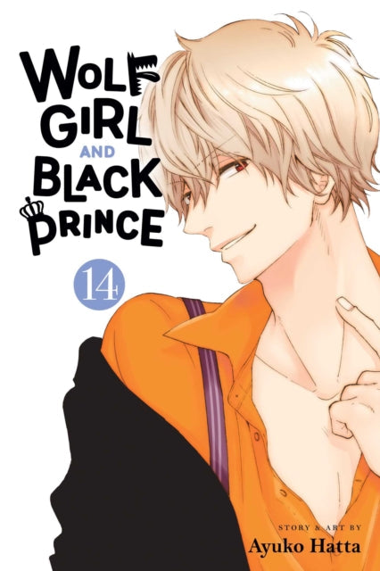 Wolf Girl and Black Prince, Vol. 14 manga cover featuring a blonde male character.