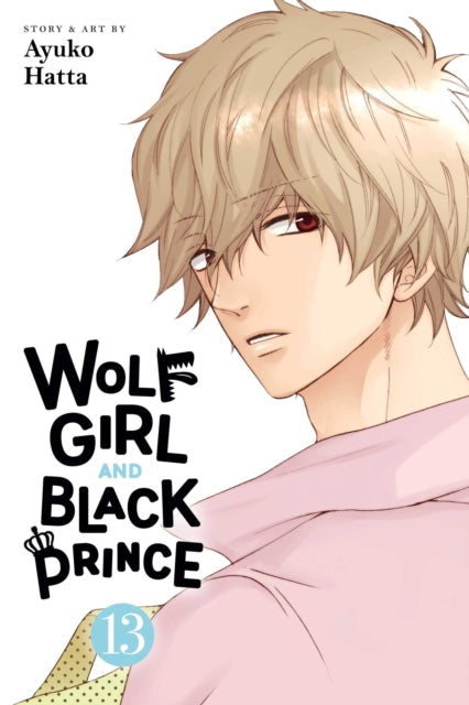 Wolf Girl and Black Prince, Vol. 13 manga cover featuring a blonde-haired anime boy.