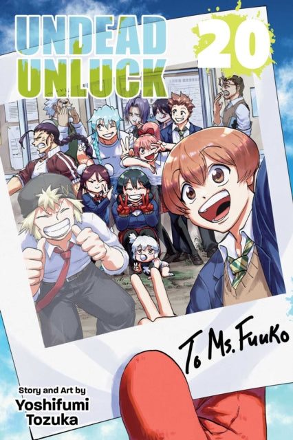 Undead Unluck, Vol. 20 manga cover featuring a group of anime characters.