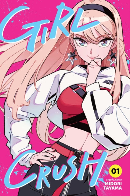 Girl Crush, Vol. 1 manga cover featuring an anime girl with blonde hair.
