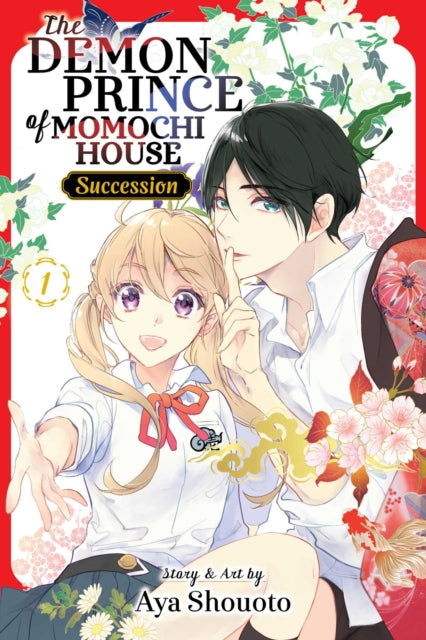 Demon Prince of Momochi House: Succession, Vol. 1 manga cover featuring two anime characters.