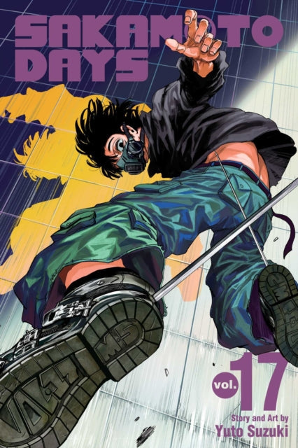 Sakamoto Days, Vol. 17 manga cover featuring a character in action.