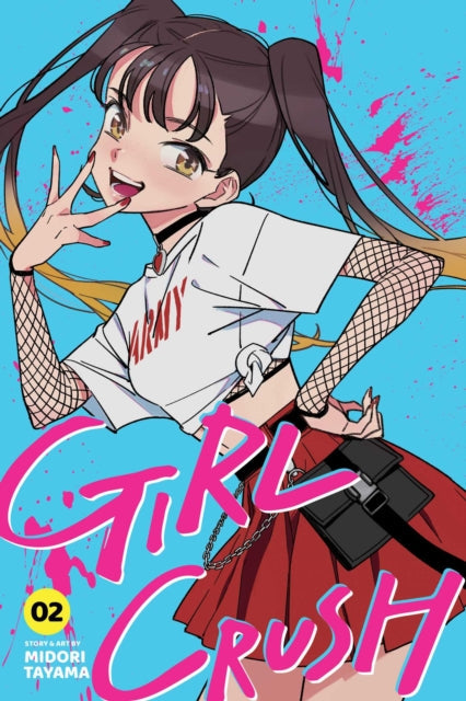 Girl Crush, Vol. 2 manga cover featuring an anime girl with pigtails.