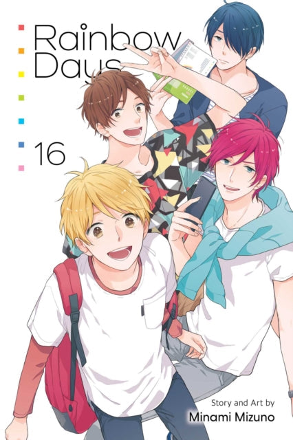 Rainbow Days, Vol. 16 cover art features four anime-style young men.