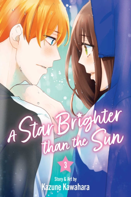 A Star Brighter than the Sun, Vol. 3 manga cover featuring two anime characters.