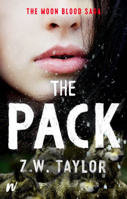 The Pack book cover featuring a woman's lips and wolves.
