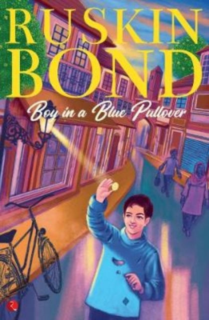 Boy in a Blue Pullover book cover illustration.