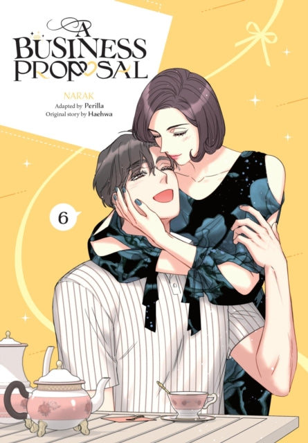 A Business Proposal, Vol. 6 cover art features a couple embracing.
