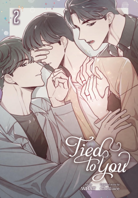 Tied to You, Vol. 2 cover art featuring three men in an embrace.