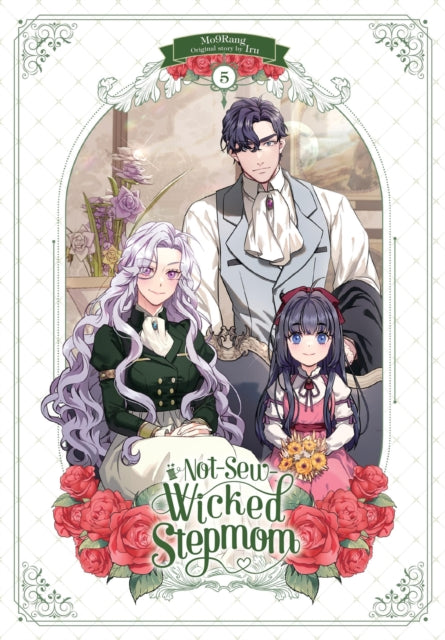 Not-Sew-Wicked Stepmom, Vol. 5 cover art featuring a family.