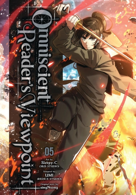 Omniscient Reader's Viewpoint, Vol. 5 cover art features a character with a sword.