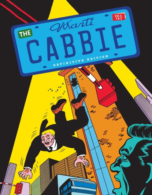 The Cabbie Definitive Edition comic book cover features a man falling from a building.
