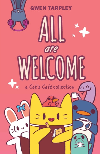 All Are Welcome: A Cat's Cafe Collection comic book cover with cute characters.