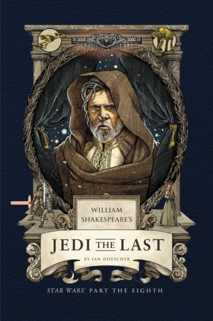 William Shakespeare's Jedi the Last book cover featuring Luke Skywalker.
