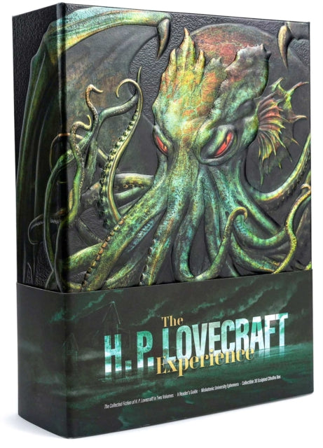 Deluxe box set featuring H.P. Lovecraft's fiction in a Cthulhu-themed sculpted case.