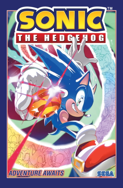 Sonic the Hedgehog, Vol. 17: Adventure Awaits comic cover art.