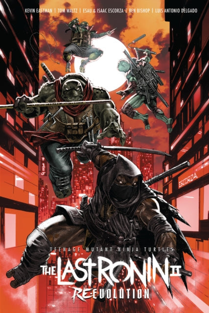 Teenage Mutant Ninja Turtles: The Last Ronin II--Re-Evolution comic cover art.