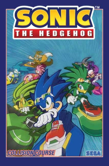 Sonic the Hedgehog, Vol. 19: Collision Course comic cover with characters.