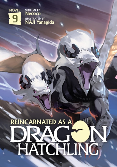 Reincarnated as a Dragon Hatchling Vol. 9 light novel cover art featuring a dragon.