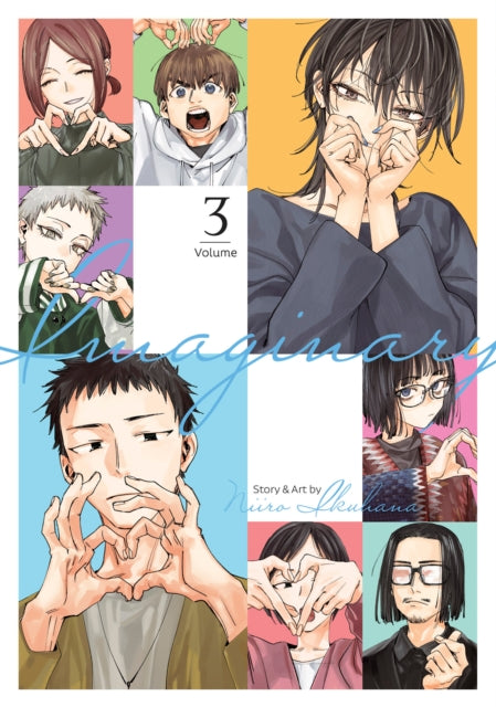 Imaginary Vol. 3 manga cover featuring six character portraits.