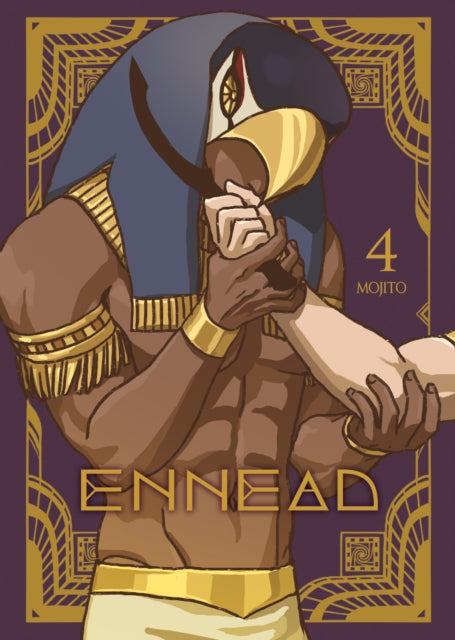 ENNEAD Vol. 4 paperback cover art featuring a bird-headed figure holding another's arm.