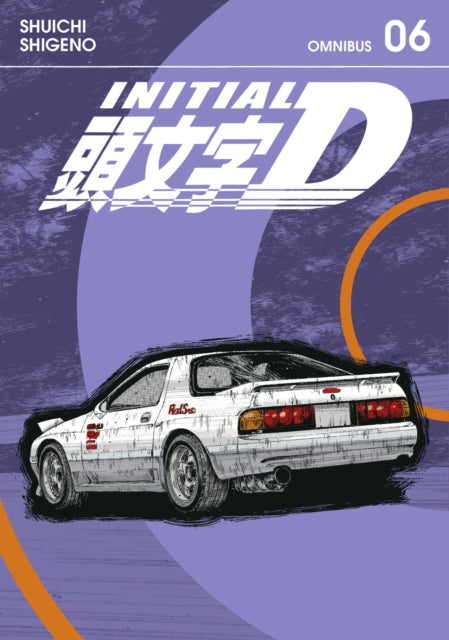Initial D Omnibus 6 manga cover featuring a white car and the series logo.