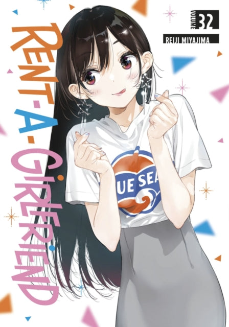 Rent-A-Girlfriend Volume 32 manga cover featuring Chizuru.
