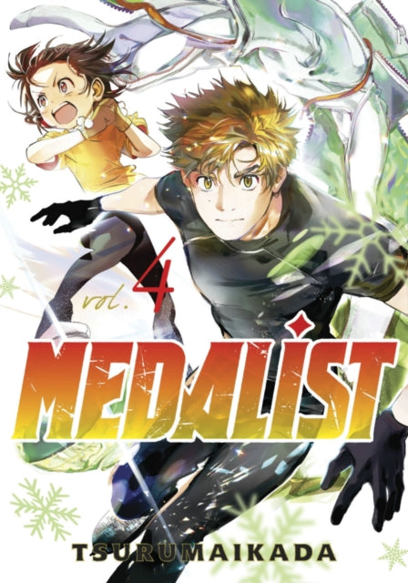 Medalist 4 manga cover featuring two anime characters and the title.