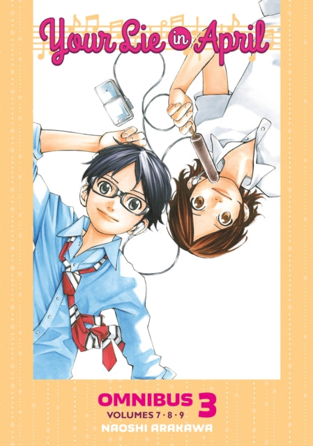 Your Lie in April Omnibus 3 manga cover featuring two anime characters.