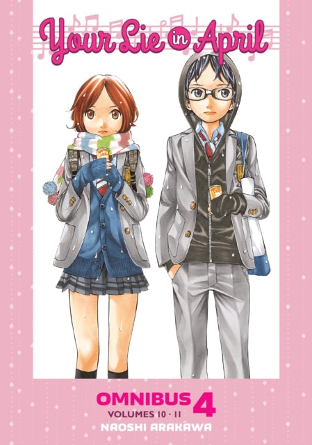 Your Lie in April Omnibus 4 manga cover featuring two characters.